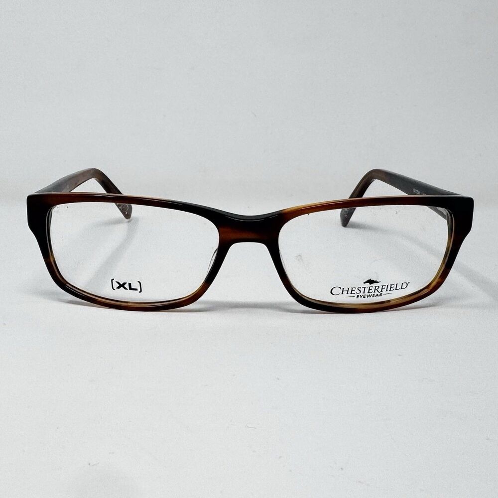 Vintage Chesterfield CH 16 XL 0JKG Brown Eyeglass Frames 58-17-150 New